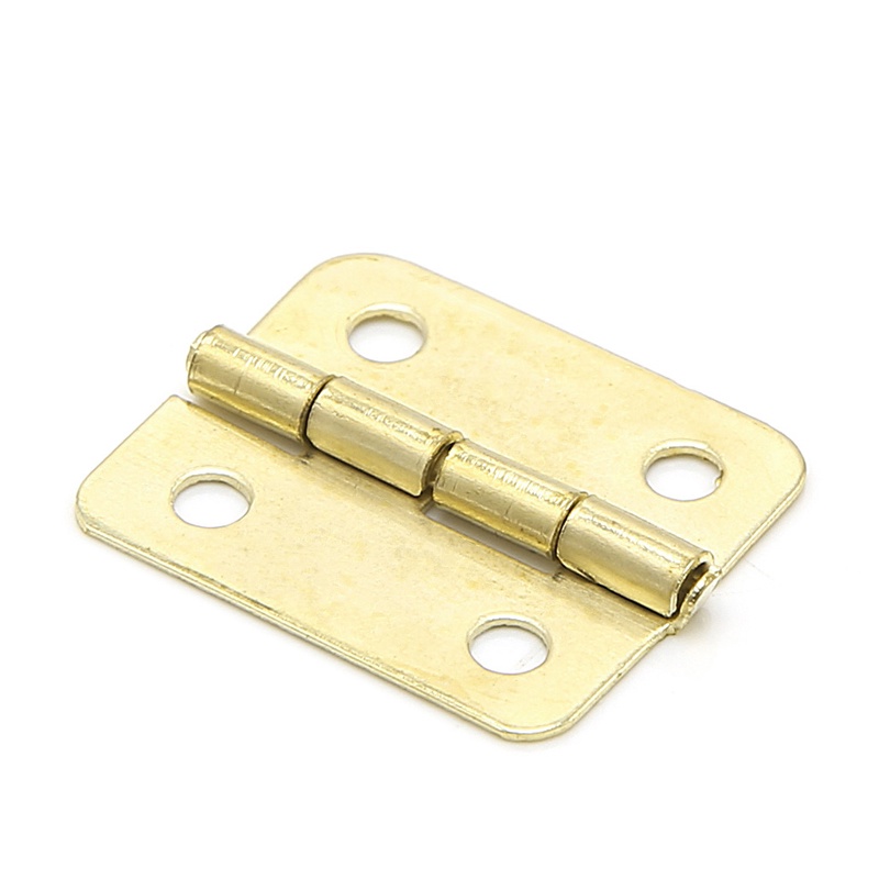 Ppy 10x Cửa Tủ Bếp 4 Lỗ Ngăn Kéo Bản Lề Hộp Trang Sức Nội Thất 18x16mm