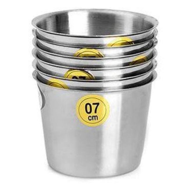 Combo 5 Ly  làm đá inox tem xanh Tithafac