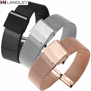 Dây Đồng Hồ Bằng Thép Không Gỉ 12-24mm 0.6 14/16/18/20/22/24mm