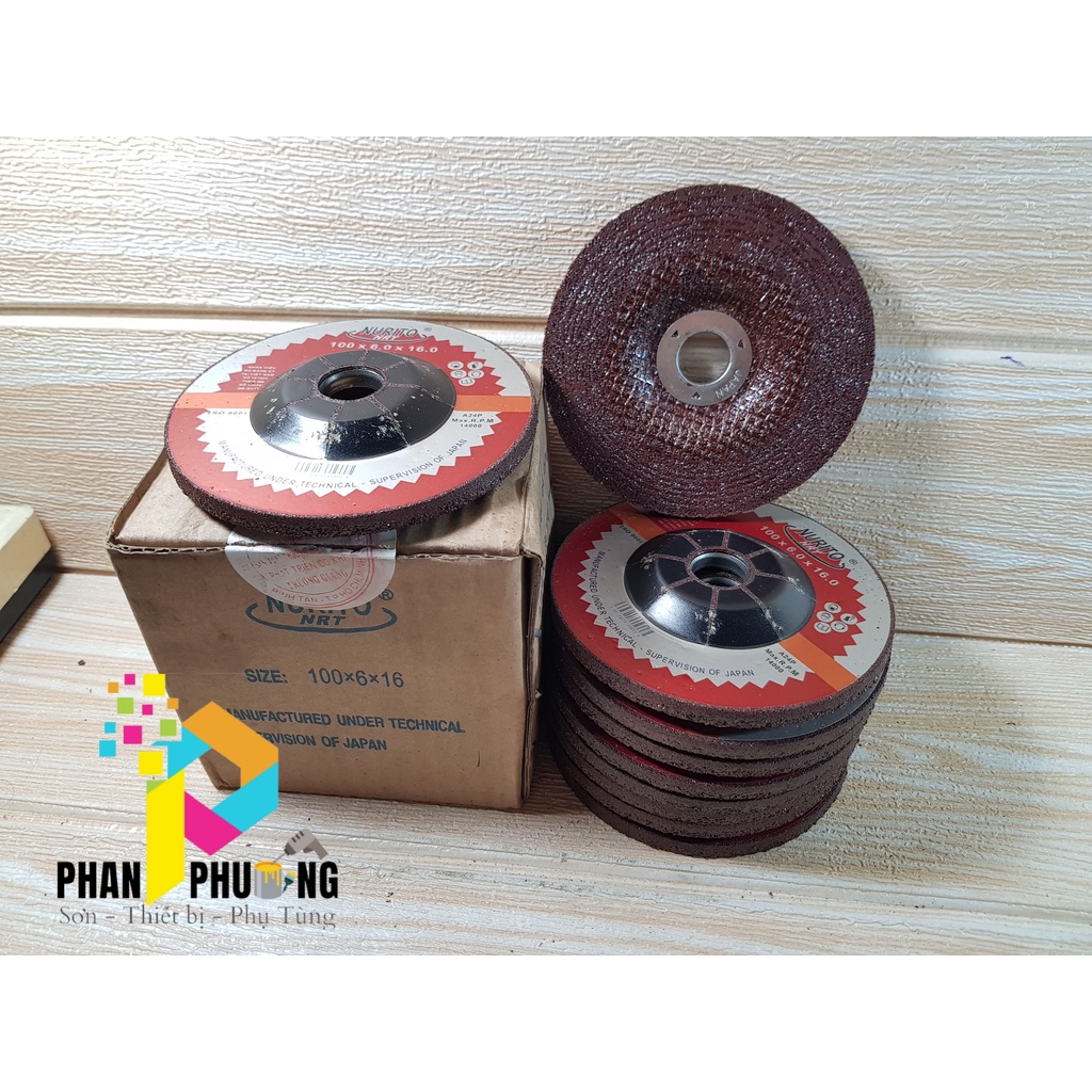 [SALE] SET 2 ĐÁ MÀI NURITO NHẬT BẢN 100 * 6.0 * 16 MM