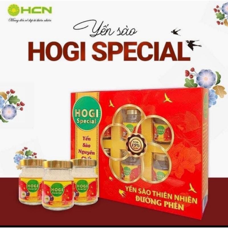 yến sào HoGi sẵn (hộp 6 hũ)