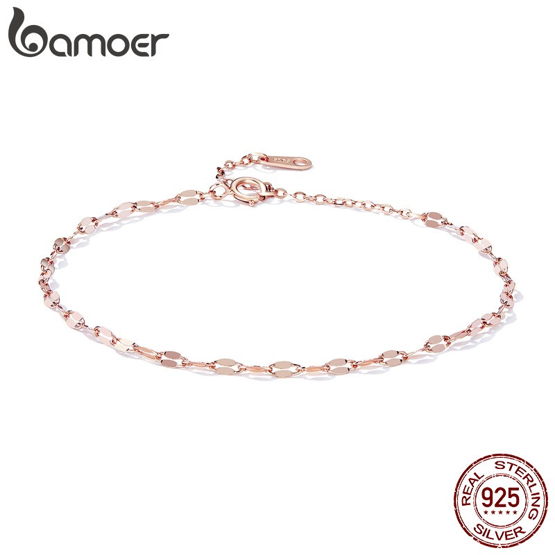Vòng đeo tay BAMOER bạc 925 thời trang cho nữ