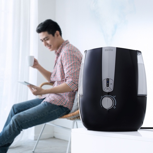 Máy tạo ẩm siêu âm khử khuẩn phun sương nóng và lạnh Homedics UHE-WM16