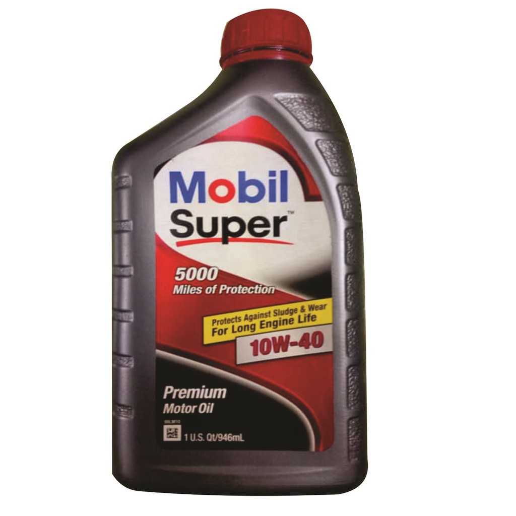 Nhớt Cao Cấp Mobil Super 5000 10W40 (946ml) - Nhớt Mobil động cơ xăng ...