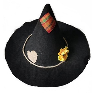 Ele Bù nhìn Mũ Scarecrow Trang Phục Phụ Kiện Hoa Hướng Dương Phù Thủy Mũ Người Lớn Nam Nữ Trẻ Em Cho Cosplay Dự Tiệc Halloween Chi Phí