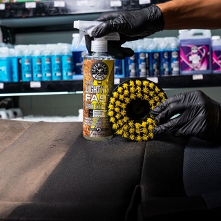 DRILL BRUSH YELLOW (MEDIUM) (ACC507) Bàn chải CHEMICAL GUYS gắn máy khoan màu vàng (Trung bình)