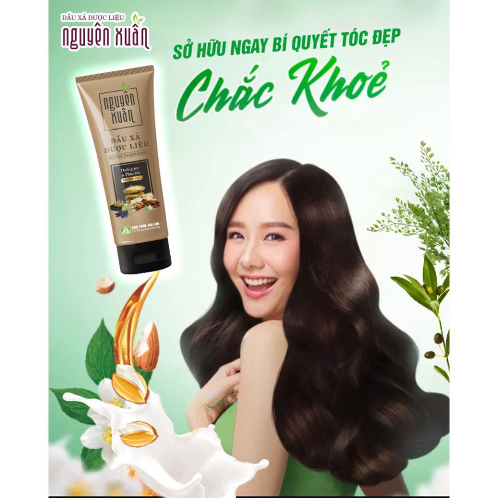 Ảnh Dầu xả dược liệu Nguyên Xuân (150ml) giúp dưỡng tóc, giảm rụng tóc và phục hồi chuyên sâu - GlobalPharma 2