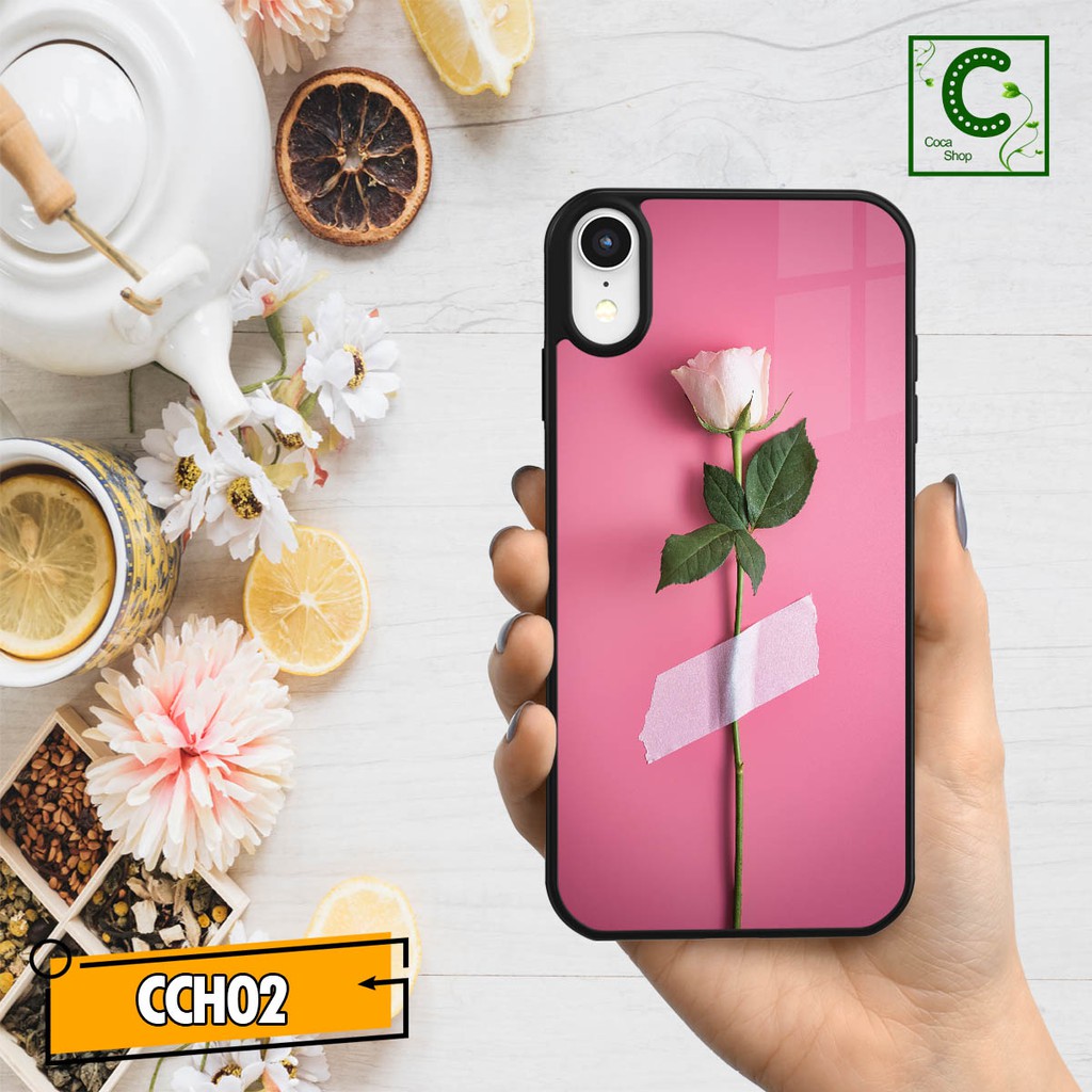 Ốp iphone in hình cực đẹp siêu bền cao cấp - Hoa hồng cực đẹp - 6/6plus/6s/6splus/7/7plus/8/8plus/x/.....