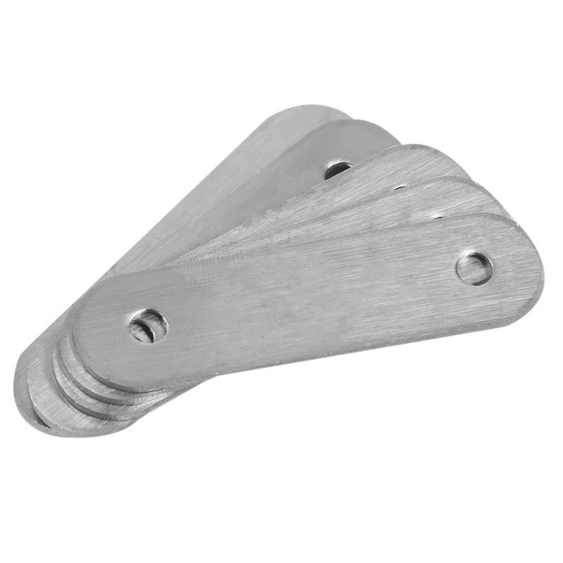 60mm x 16mm Sửa chữa thẳng nhập sửa chữa tấm phẳng Giá đỡ 5 chiếc