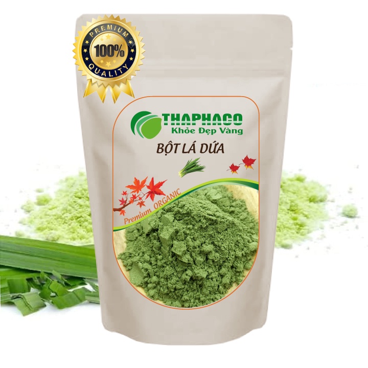 [HCM] Bột Lá Dứa 100g Sấy Lạnh Xanh Uống Làm Đẹp Dưỡng Da THAPHACO