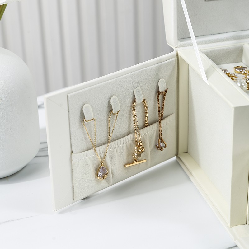 Hộp đựng trang sức CASEGRACE chia nhiều ngăn cao cấp tiện dụng
