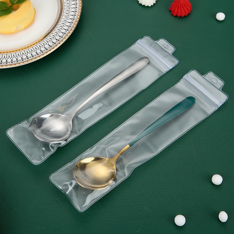 Muỗng thìa màu cán dài inox SU304 -T08