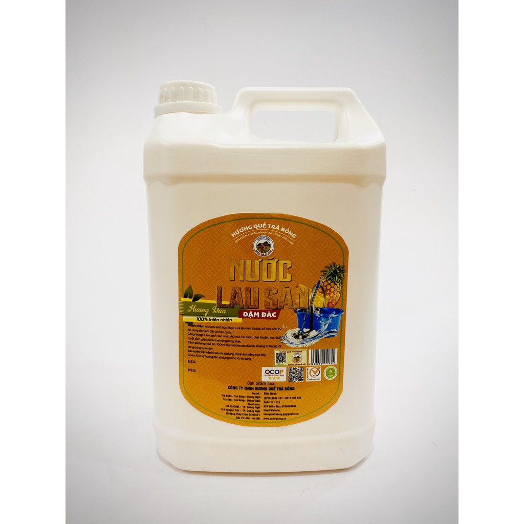 Ảnh Lau Sàn Dứa Đậm Đặc Can 5 Lít - Hương Quế Trà Bồng 1