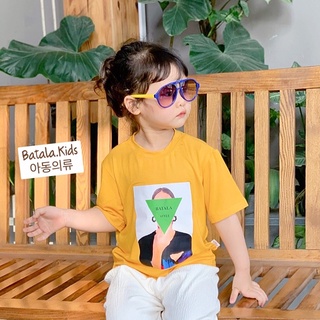Áo Phông Cotton Batala Kids cho bé trai/ bé gái kiểu dáng thụng Hàn Quốc siêu mềm mát