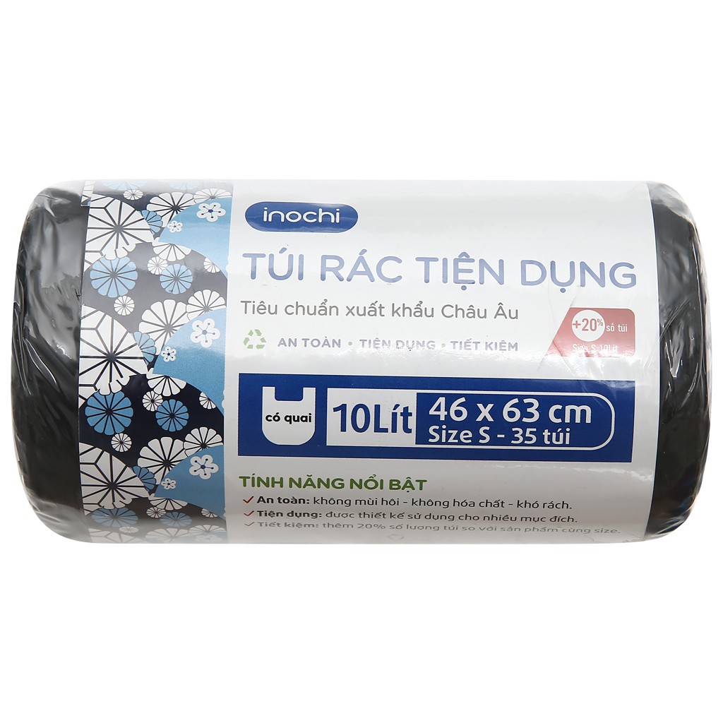 Túi Rác Inochi tiện dụng 10L - Hàng chính hãng tiêu chuẩn nhật bản - 1 ...