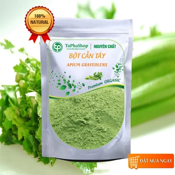 [Hàng công ty] - Bột cần tây nguyên chất 100gr (Sấy Lạnh, Mới, Thơm), Giảm cân an toàn, Thanh lọc cơ thể, Giữ dáng