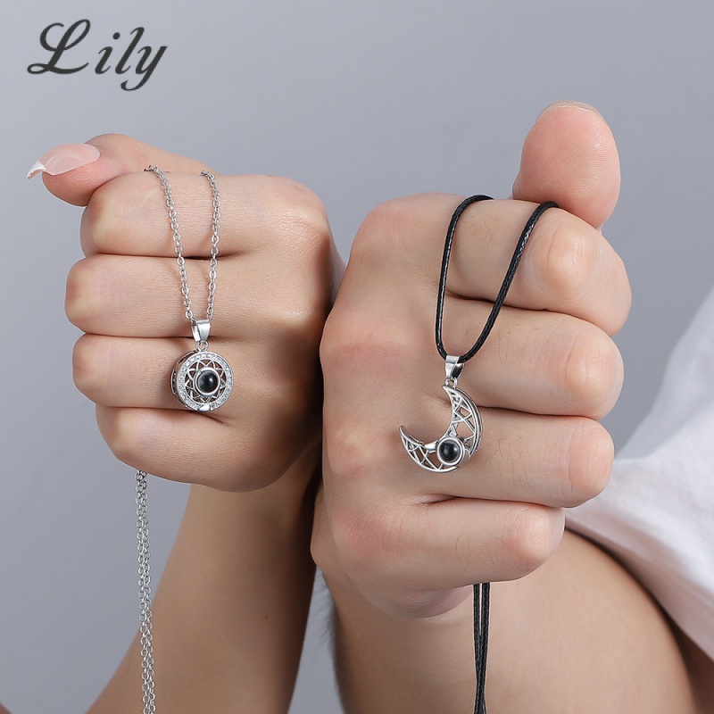 Dây Chuyền Nam Châm Thời Trang Cho Cặp Đôi 100 Ngôn Ngữ