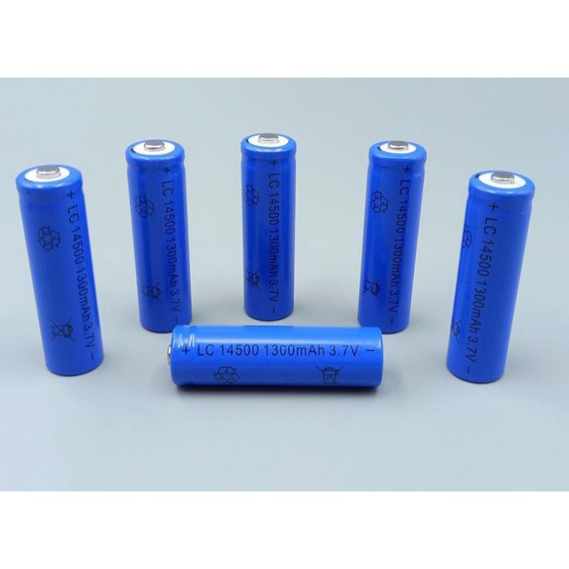Pin 14500 3.7v dung lượng 1300mAh đầu nhọn | Shopee Việt Nam
