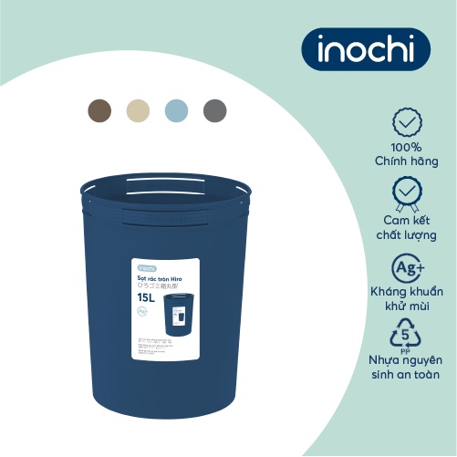 Sọt rác Inochi - Hiro 5L/10L/15L (Nhiều màu) | Shopee Việt Nam