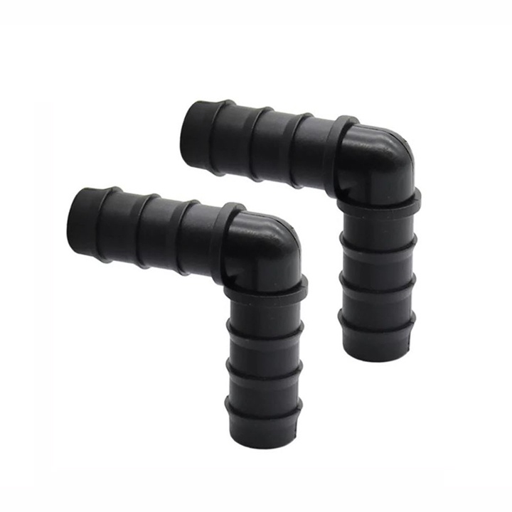100 Co góc nối ống tưới LDPE 16mm, 20mm, 25mm phụ kiện ống ldpe