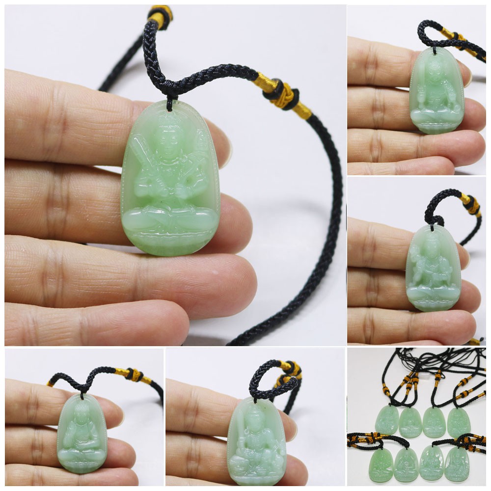 Dây chuyền vòng đeo cổ dây dù phật bản mệnh tuổi sửu tuổi dần -Phật Hư không tạng bồ tát