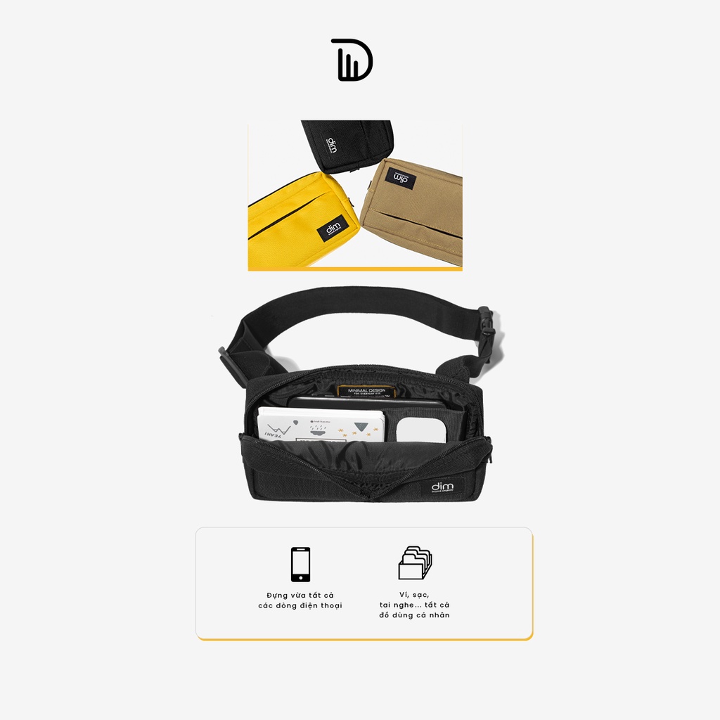 Mô tả Túi đeo chéo DIM Mini Bumbag - 2