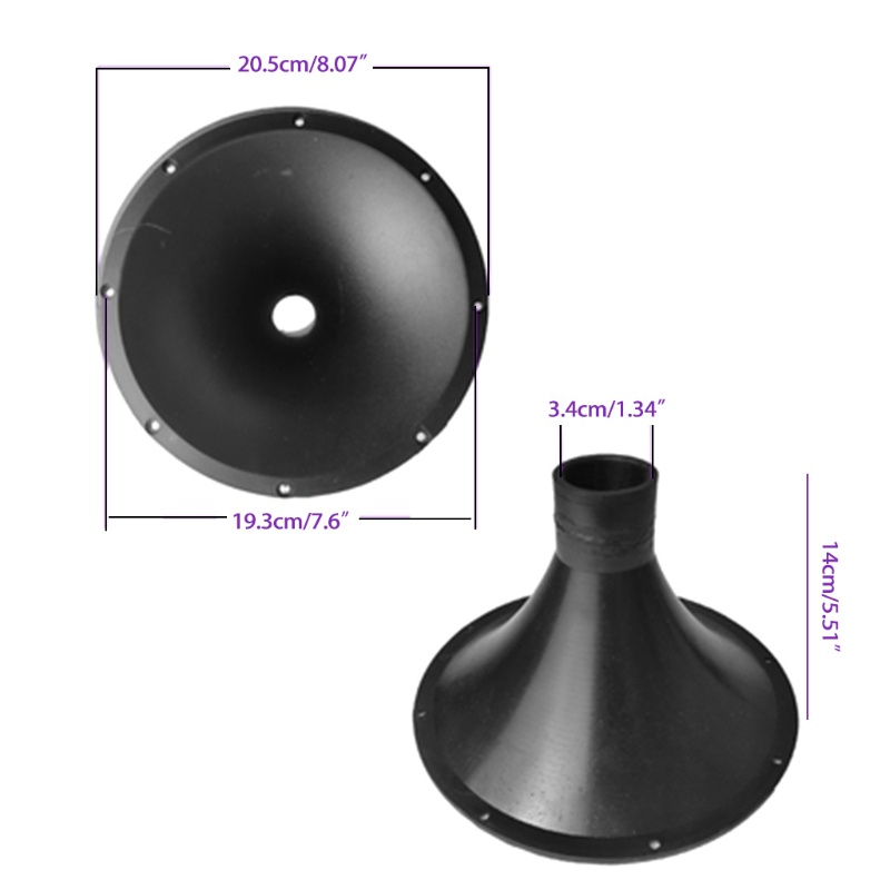 GODD 2 Chiếc Loa Tweeter Phụ Kiện Sừng Treble 205 Mm Cho Âm Thanh Rạp Hát Tại Nhà