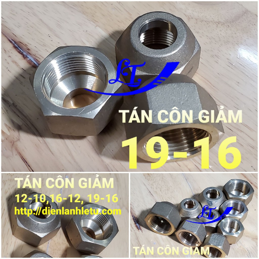 TÁN CÔN GIẢM 19-16 DÀY- ĐẦU ĐỰC RẮC CO THU 19 XUỐNG 16 - TÁN 19 GIẢM 16 ...
