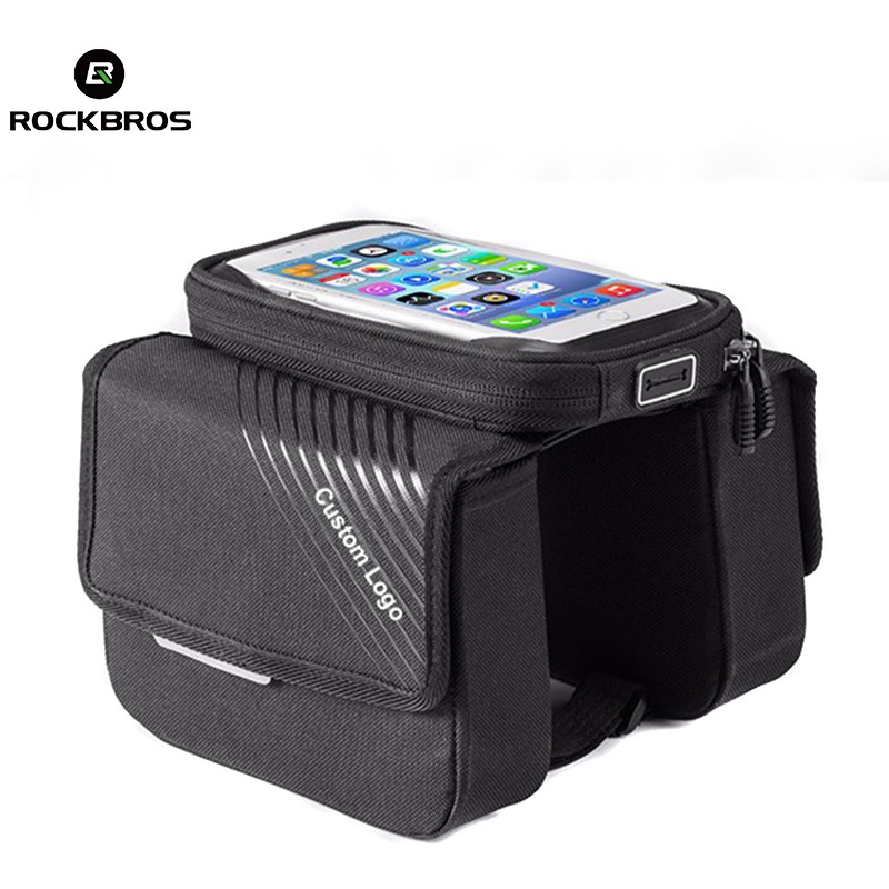 Túi đựng đồ dùng gắn phía trước xe đạp Rockbros thiết kế phản quang tiện dụng