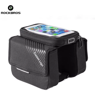 [Fulfilled by Shopee]Túi đựng đồ dùng gắn phía trước xe đạp Rockbros thiết kế phản quang tiện dụng