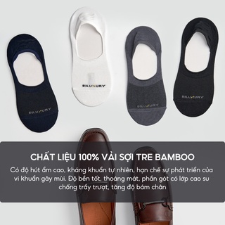 [Combo 3 Ngẫu Nhiên] COMBO Tất Nam, Tất Lười Cô Cao Cổ Thấp Biluxury Vải Trúc Thoáng Nhẹ Kháng Khuẩn