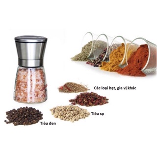 Hũ Xay Tiêu Inox Tiện Lợi Cao Cấp