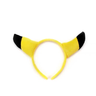 YT2 Pokémon Thám Tử Pikachu Mũ Đội Đầu Mũ Trẻ Em Băng Đô Quấn Tóc Phụ Kiện Tóc Sinh Nhật Trang Trí Ph