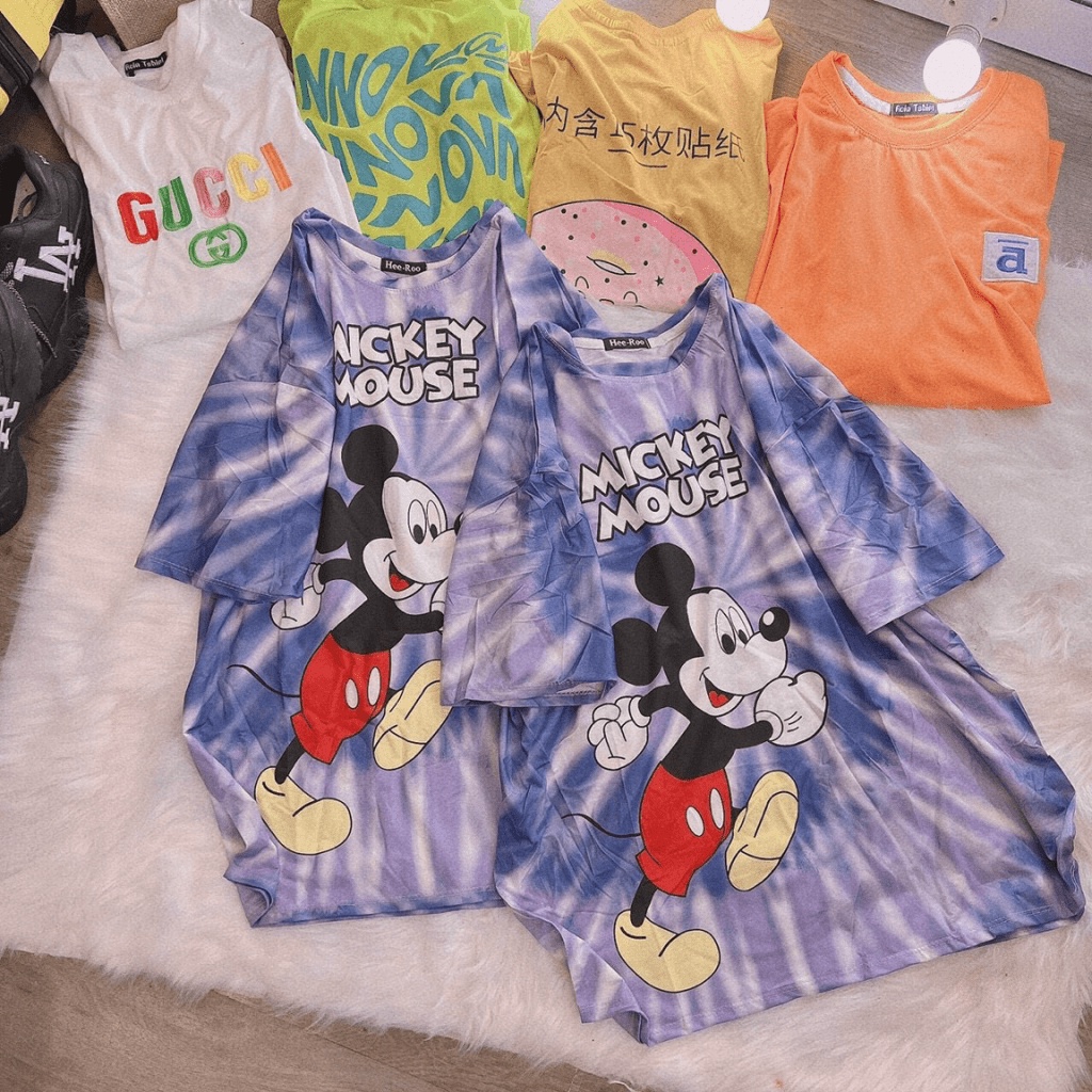 (HCM) ÁO THUN IN LOANG FORM RỘNG NỮ SIÊU XINH , THỜI TRANG HÀN QUỐC HOT HIT CHO GENZ HIYU STORE