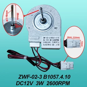 Động cơ quạt tủ lạnh BCD-560WEC.560 WBK.551 WH. Động cơ ZWF-02-3 3W