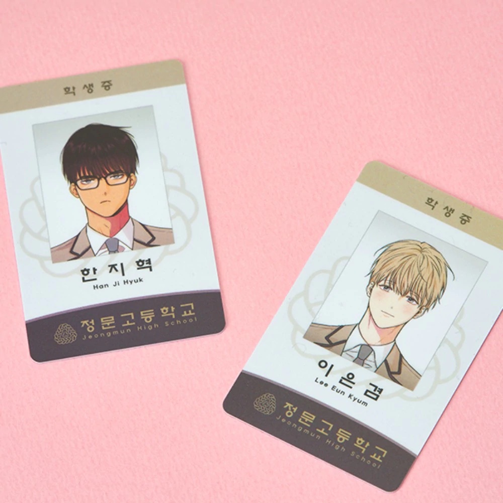 Ảnh card bo góc in hình NO LOVE ZONE ver ID Không Chốn Yêu Đương manhwa ...