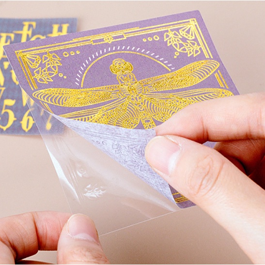 Sticker vintage dán sổ dán mũ bảo hiểm cute Set 60 miếng HD97-K63 trang trí DIY Crafts, Scrapbook, Journal, Diary