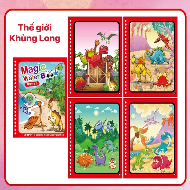 Đồ Chơi Tranh Tô Màu Ma Thuật Không Giới Hạn, Bút Không Bao Giờ Hết Mực
