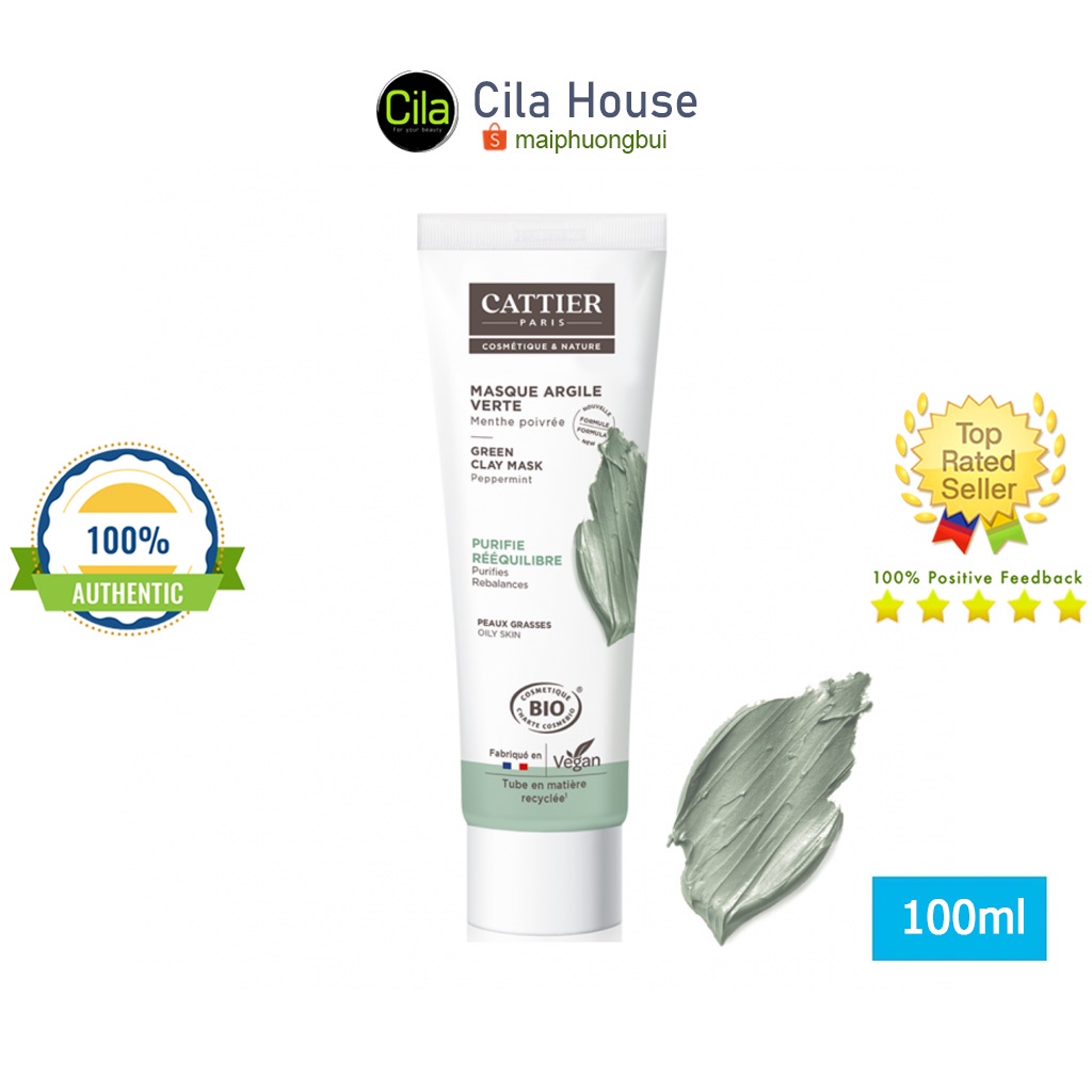 Mặt Nạ Đất Sét Cattier Clay Mask - Cila House | Shopee Việt Nam