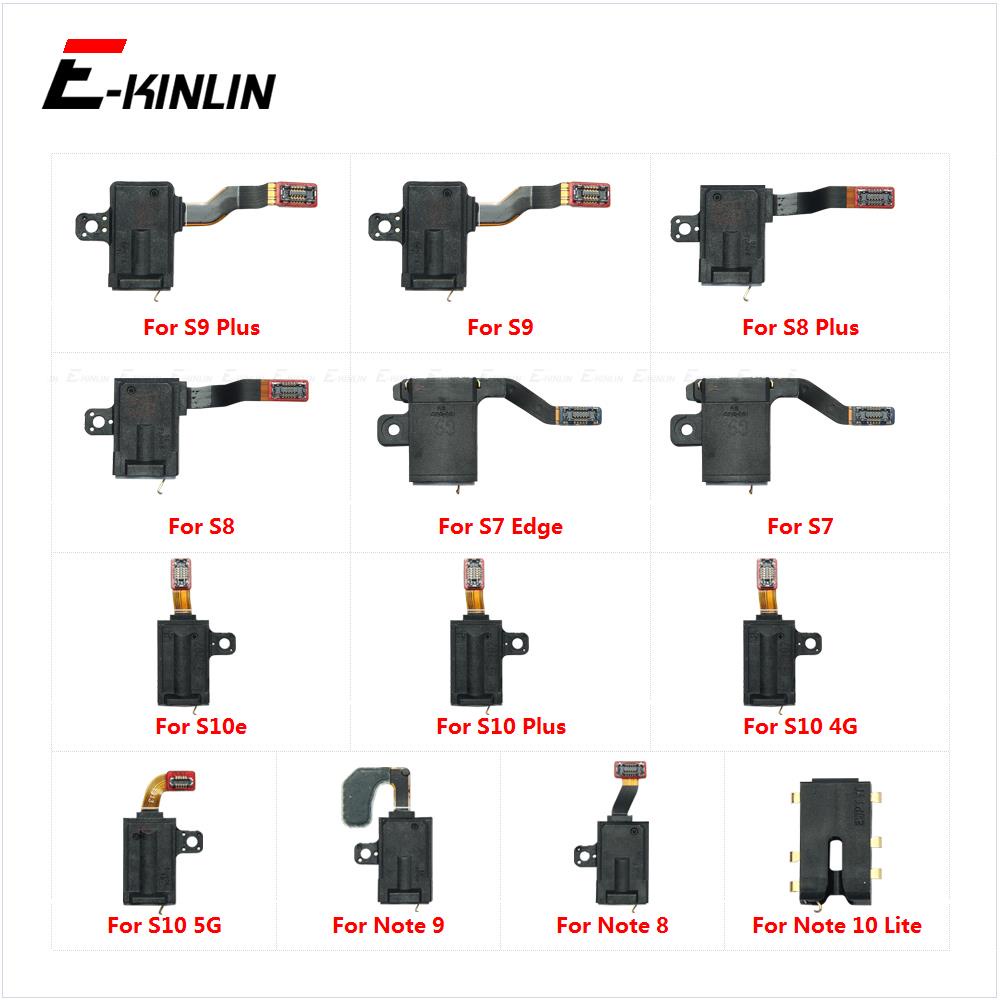 Tai Nghe Jack Cổng Kết Nối Tai Nghe Âm Thanh Cáp Mềm Cho Samsung Galaxy S7 Edge S8 S9 S10 Plus S10e Note 10 Lite 8 9 Thay Thế Các Bộ Phận