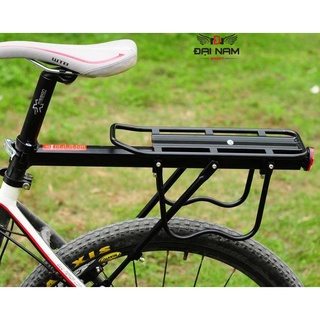 Gác Baga,Kệ Yên Sau Xe Đạp Khung Nhôm Chịu Tải 70kg Đại Nam Sport (Có Đèn Phát Quang)