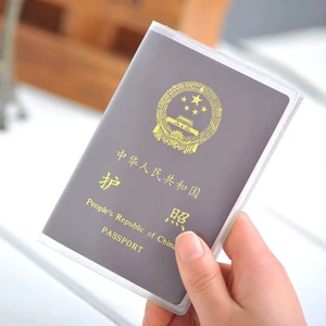 Vỏ Bọc Hộ Chiếu/Thẻ ID Bằng PVC Mặt Nhám Trong Suốt Chống Thấm Nước/Bẩn/Bẩn Dùng Khi Đi Du Lịch