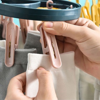 Móc Phơi Tất Vớ Tã Lót 12 Kẹp Gấp Gọn Phơi Quần Áo Chống Gió Bay Cho Cả Gia Đình Đình 88186 Mienphivanchuyen199k