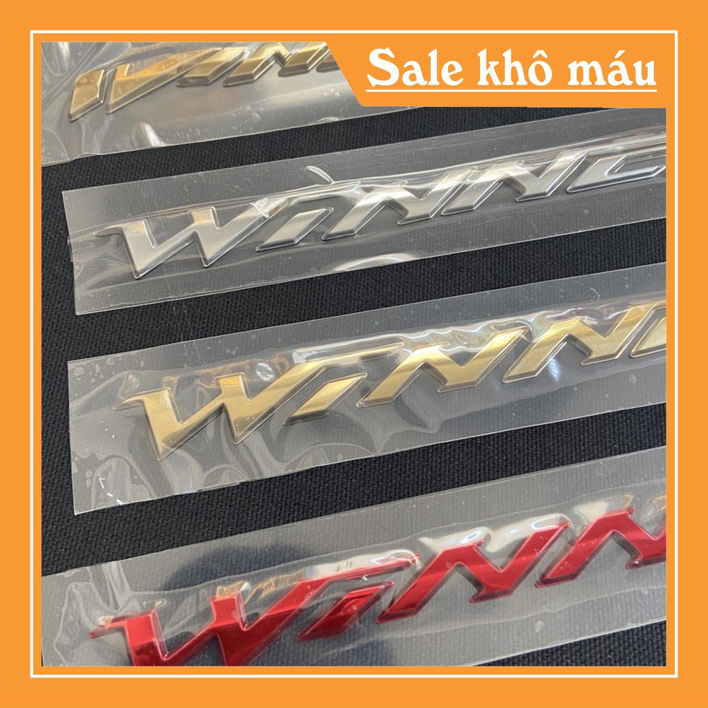 [Sale Sốc] Tem Chữ Zin Cho Honda Winner 150Cc Nhựa Dẻo Cao Cấp | Shopee ...