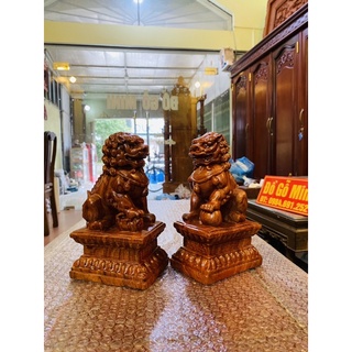nghê gỗ hương đá cao cấp