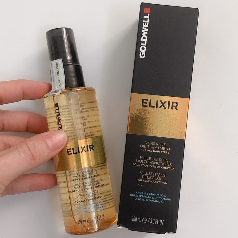 Tinh dầu bóng dưỡng tóc Goldwell Argan Oil Treatment Elixir 100ml | Shopee  Việt Nam