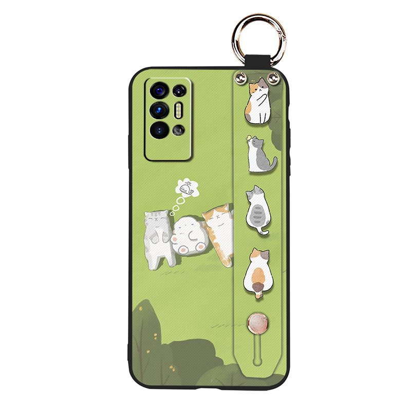 Bền Đẹp Cho Người Phụ Nữ Ốp Lưng Điện Thoại Tecno Pova2 / LE7 Ốp Mềm Chống Sốc Chân Đế Chống Bụi Bẩn Dây Silicon