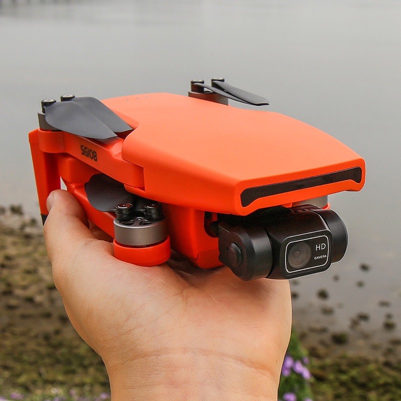 Flycam SG108 Pro gimbal 2 trục, camera 4k chống rung EIS, cảm biến bụng ...
