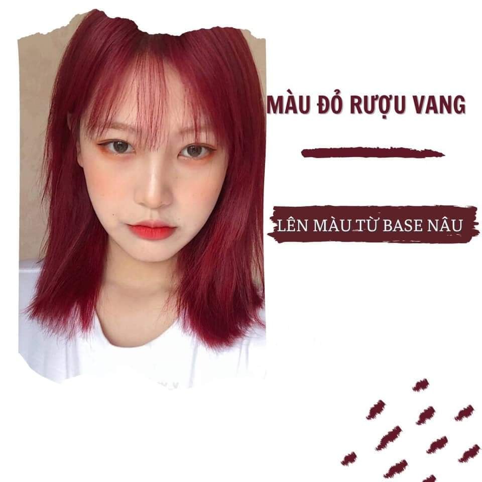 Đừng bỏ lỡ cơ hội để sở hữu màu đỏ rượu đẹp mắt này với giá tốt. Với sự kết hợp hoàn hảo giữa sắc đỏ đam mê và tinh tế, màu đỏ rượu sẽ giúp bạn tỏa sáng giữa đám đông. Nhấp vào hình ảnh để tìm hiểu về những kiểu tóc với màu sắc tuyệt vời này.