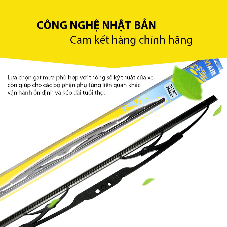 Gạt Mưa Gọng Sắt VIAIR 311 (28 Inch/700 mm)